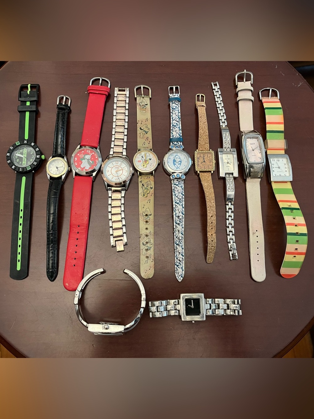 Bundle of 12 Watches in Various States of (Dis)repair